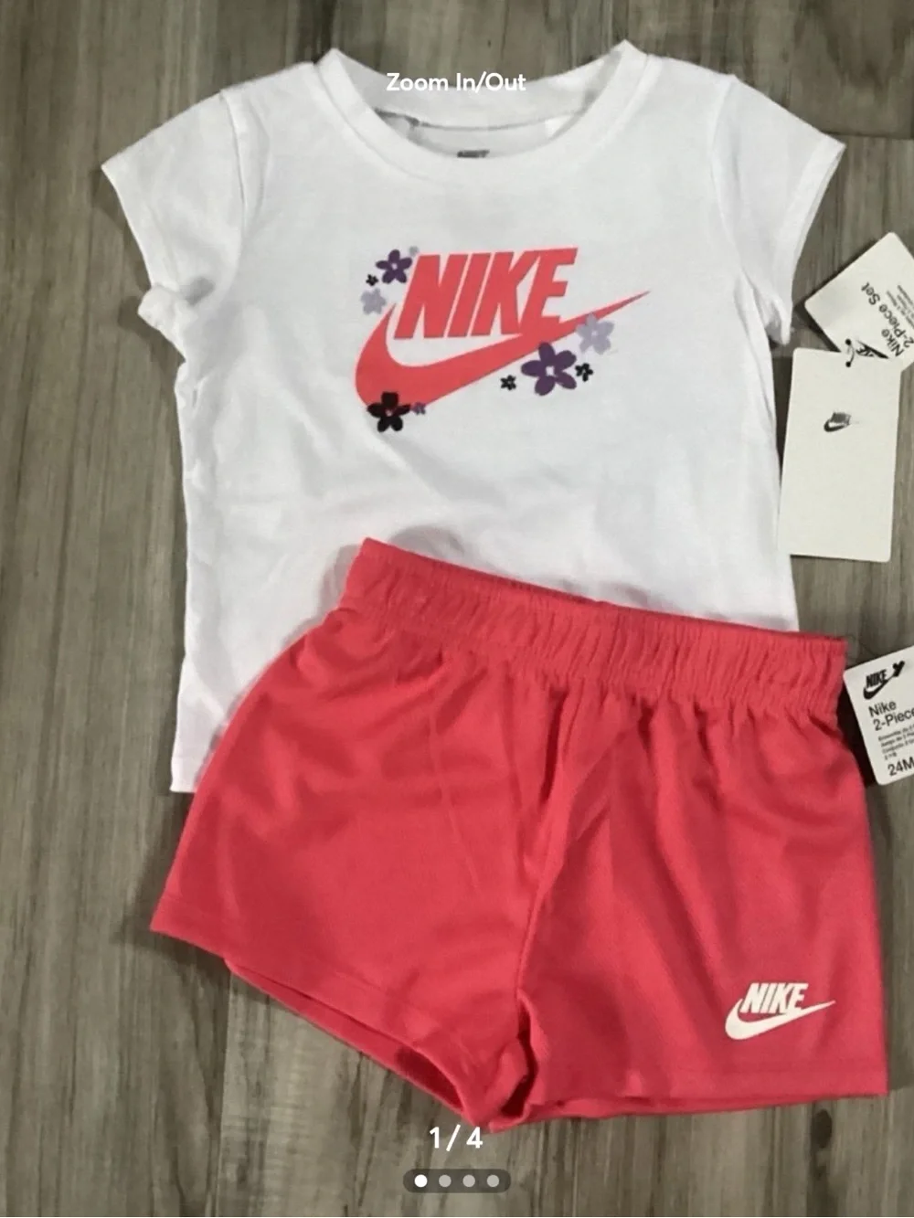 Nike Shorts set girls size 24 months(NWT) ~FIRM, NO OFFERS~ - Picture 1 of 4